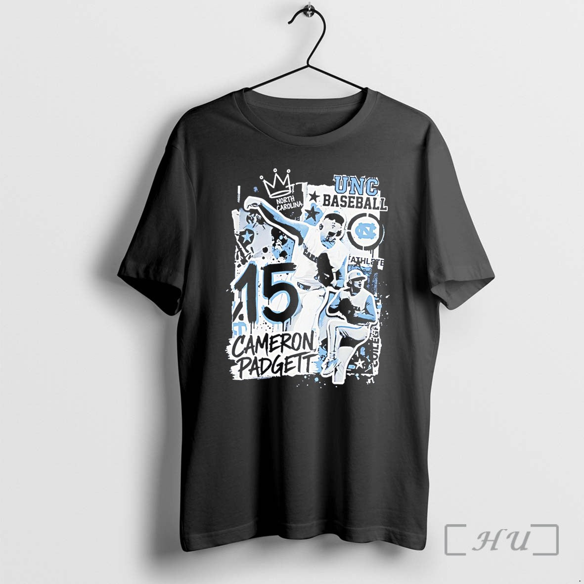 Officials North Carolina Tar Heels Cameron Padgett Graphic Tee