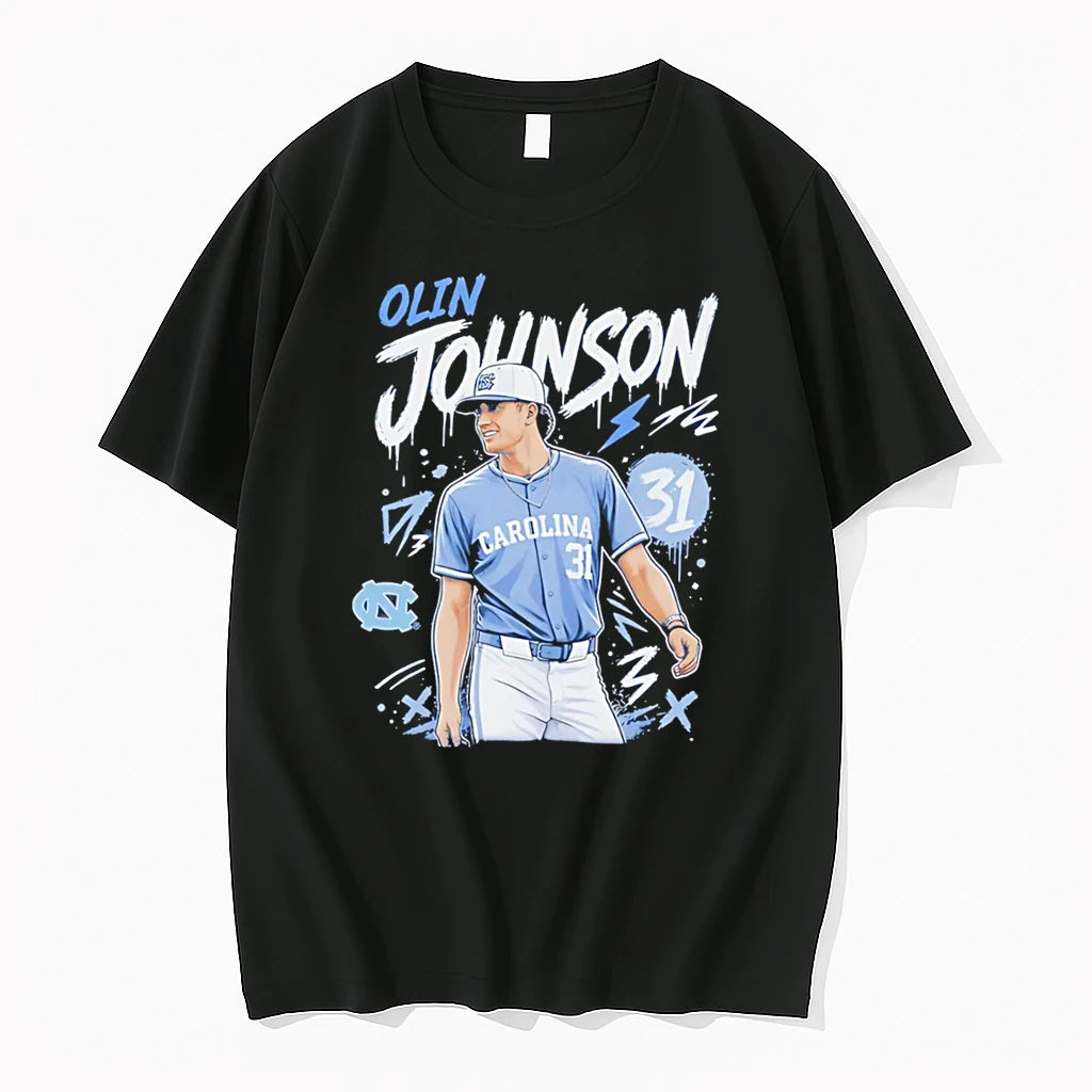 Officials North Carolina Tar Heels Olin Johnson Number 31 Vintage Tee Premium T Shirt