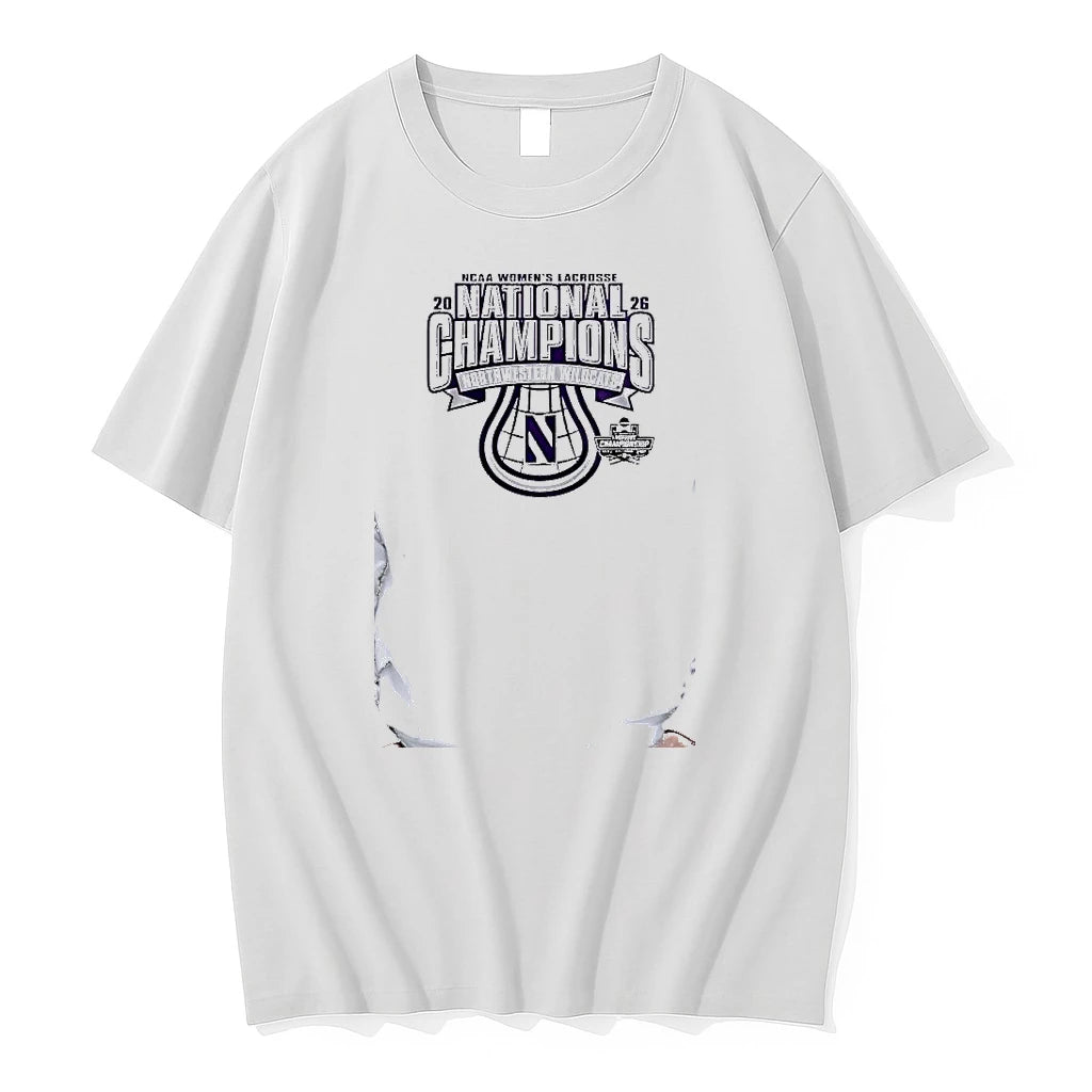 Officials Northwestern Wildcats Womens Lacrosse 2026 National Champions Premium T Shirt