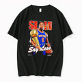 Officials Og Anunoby New York Knicks Say Less Slam Magazine Cover Tee