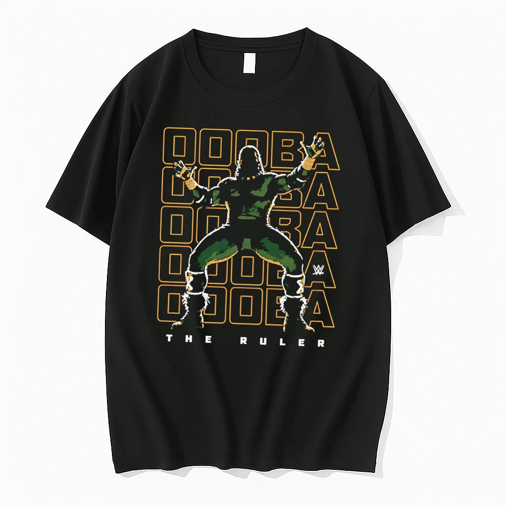 Officials Oba Femi Wwe Chant Pose Repeat Graphic Tee Premium T Shirt