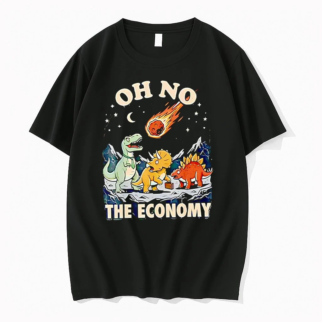 Officials Oh No The Economy Dinosaur T Premium T Shirt