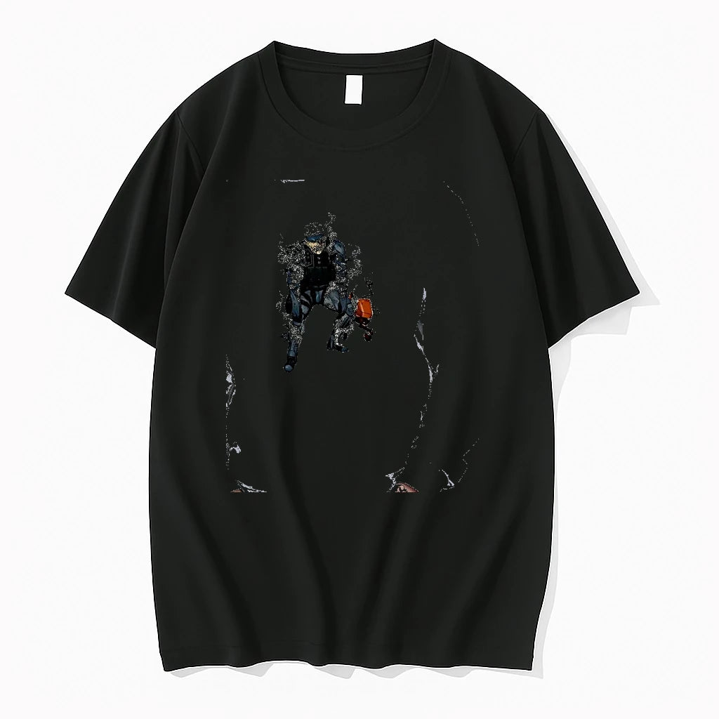 Officials Old Snake Metal Gear Solid And Metal Gear Mk Ii Premium T Shirt