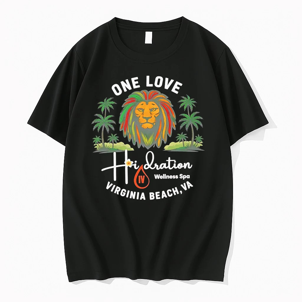 Officials One Love Hydration Iv Wellness Spa Virginia Beach Va Lion Premium T Shirt