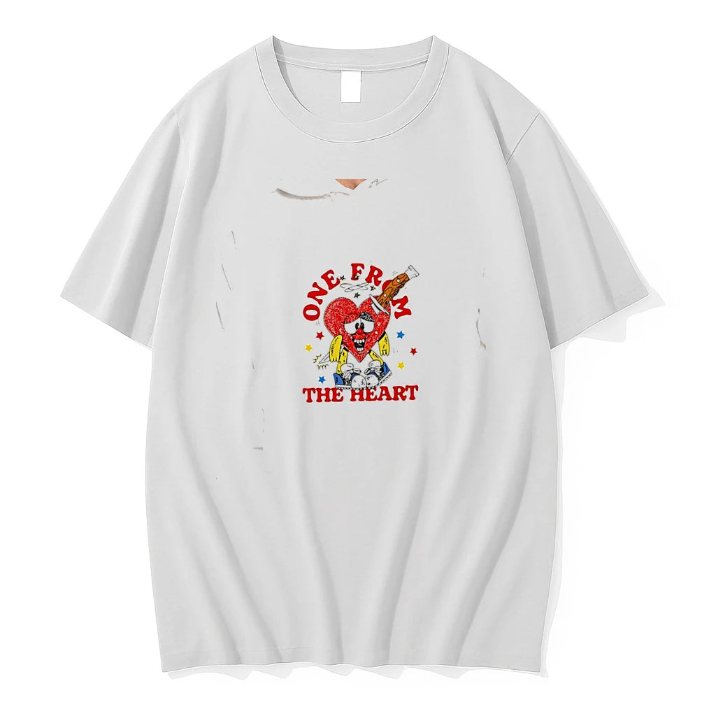 Officials One From The Heart Retro Art Love Symbol Premium T Shirt