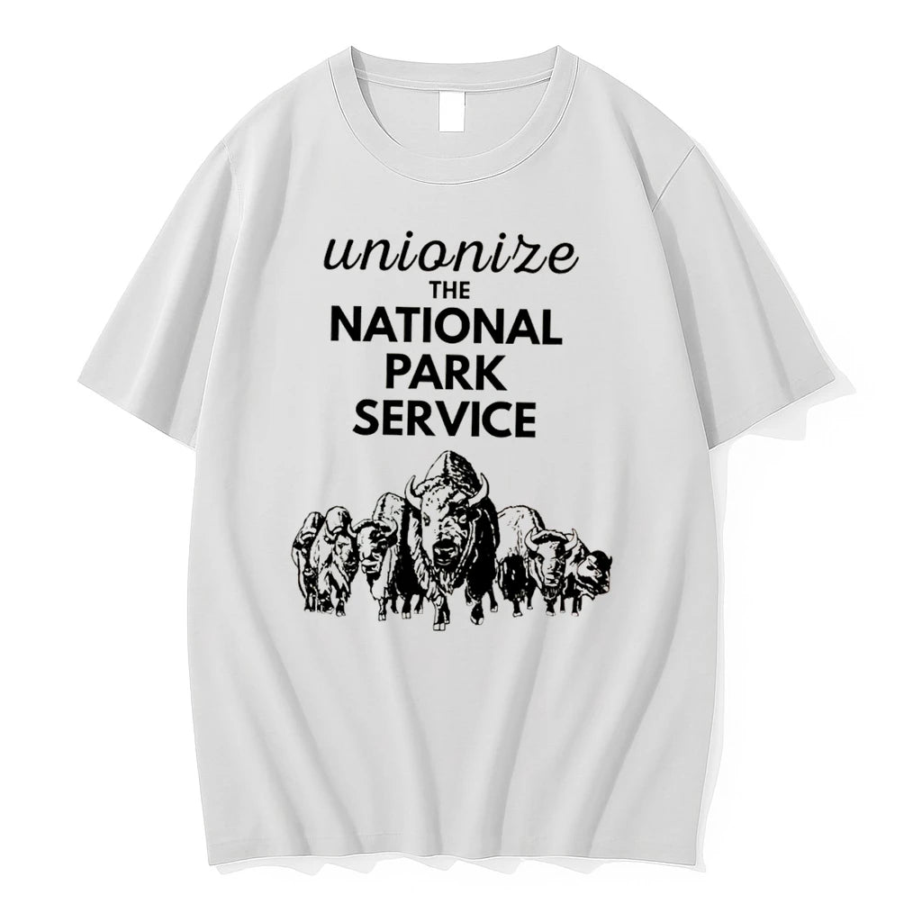 Officials Oso Artists Orchard Unionize The National Park Service Button Tee Premium T Shirt