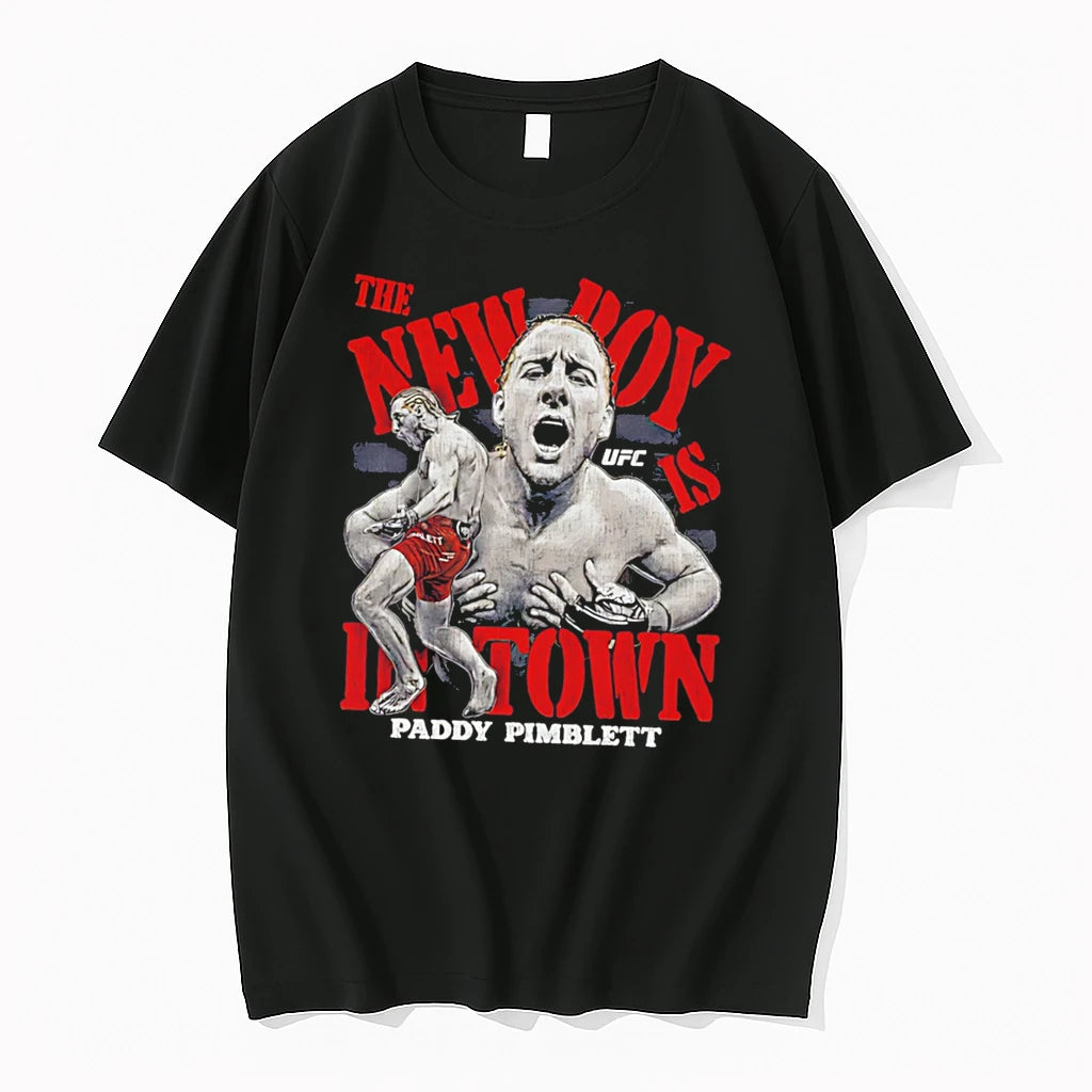 Officials Paddy Pimblett Ufc New Boy In Town Tee Premium T Shirt