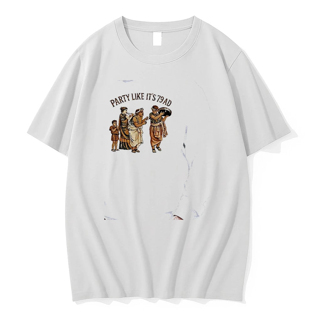 Officials Party Like It Is 79 Ad Roman Musicians Ancient Pompeii Premium T Shirt