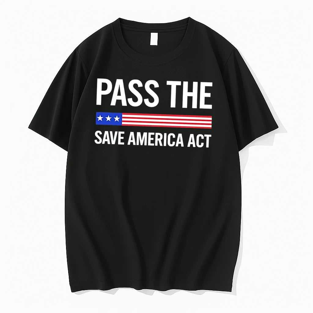 Officials Pass The Save America Act Us Politics American Flag Tee Premium T Shirt