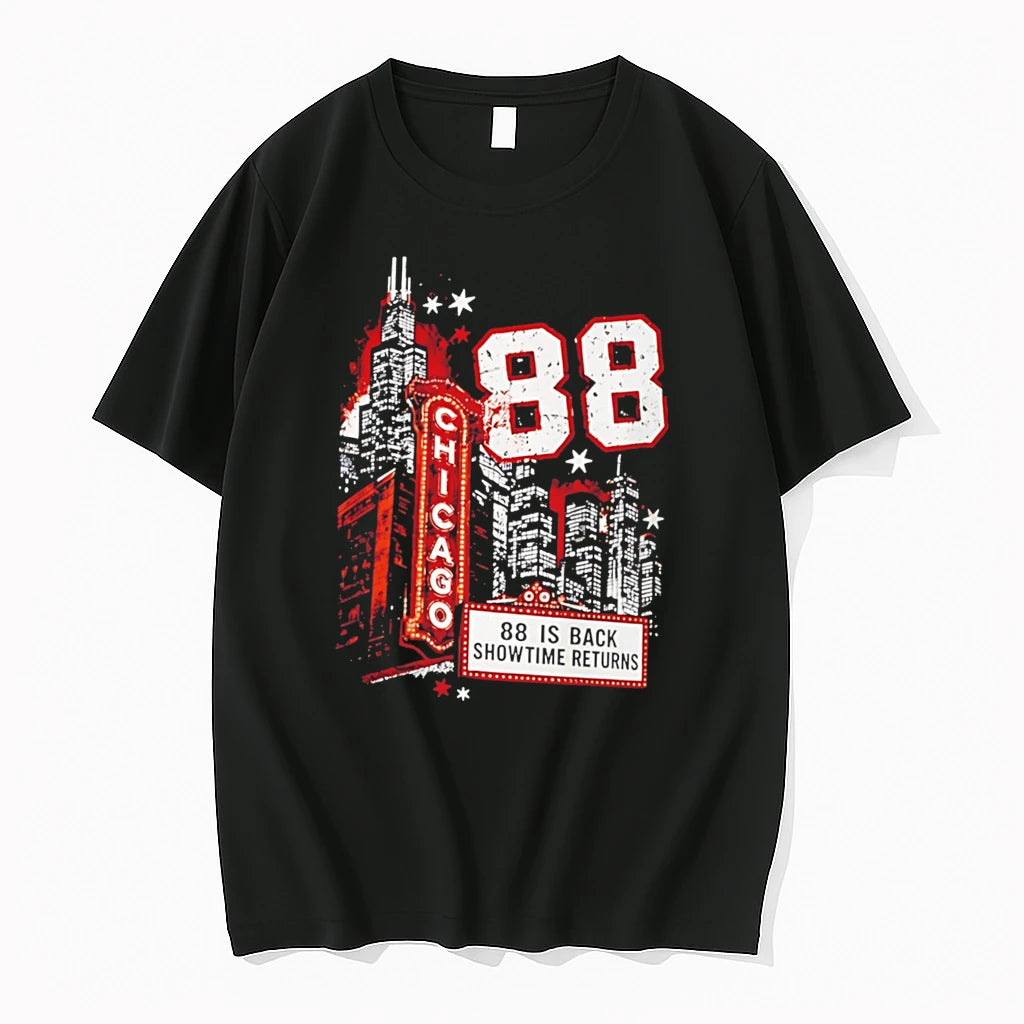 Officials Patrick Kane Chicago Blackhawks 88 Is Back Showtime Returns Tee Premium T Shirt