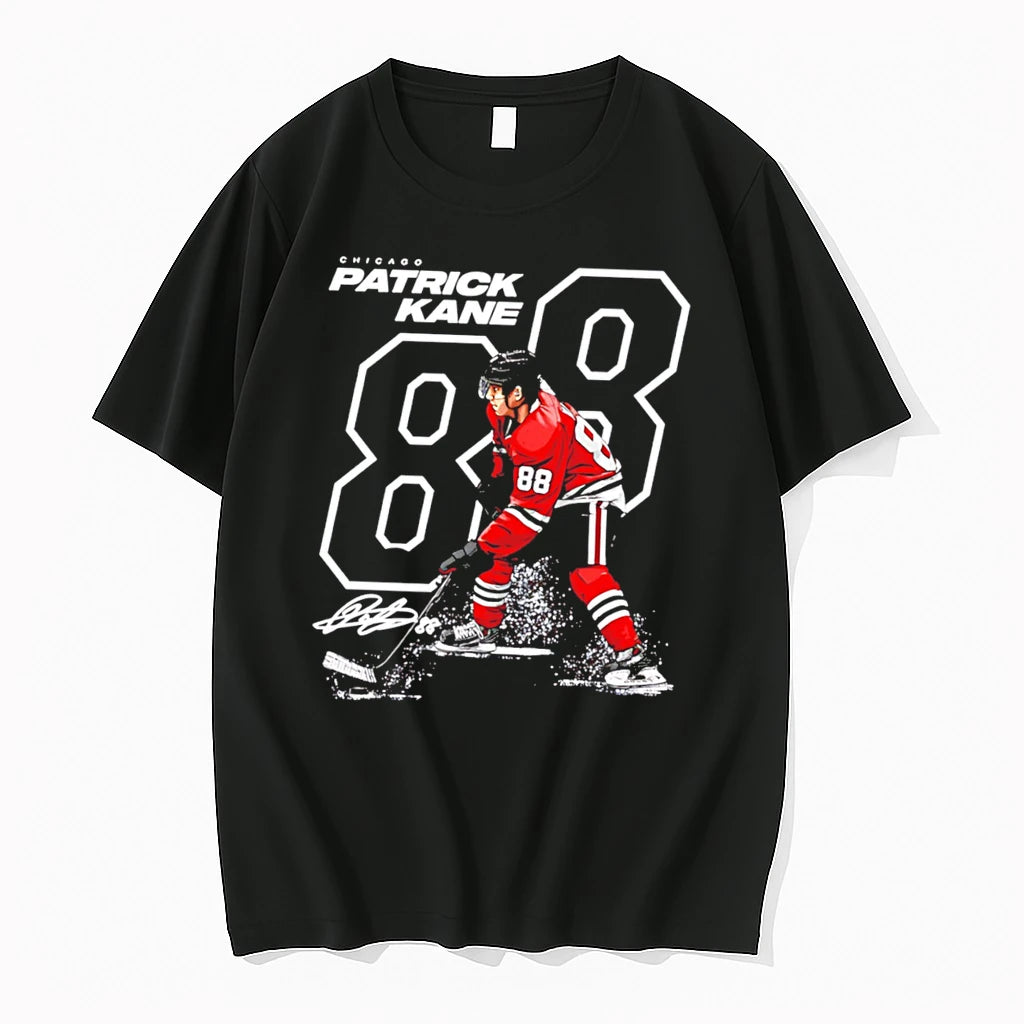 Officials Patrick Kane Chicago Blackhawks Offset Signature Tee Premium T Shirt