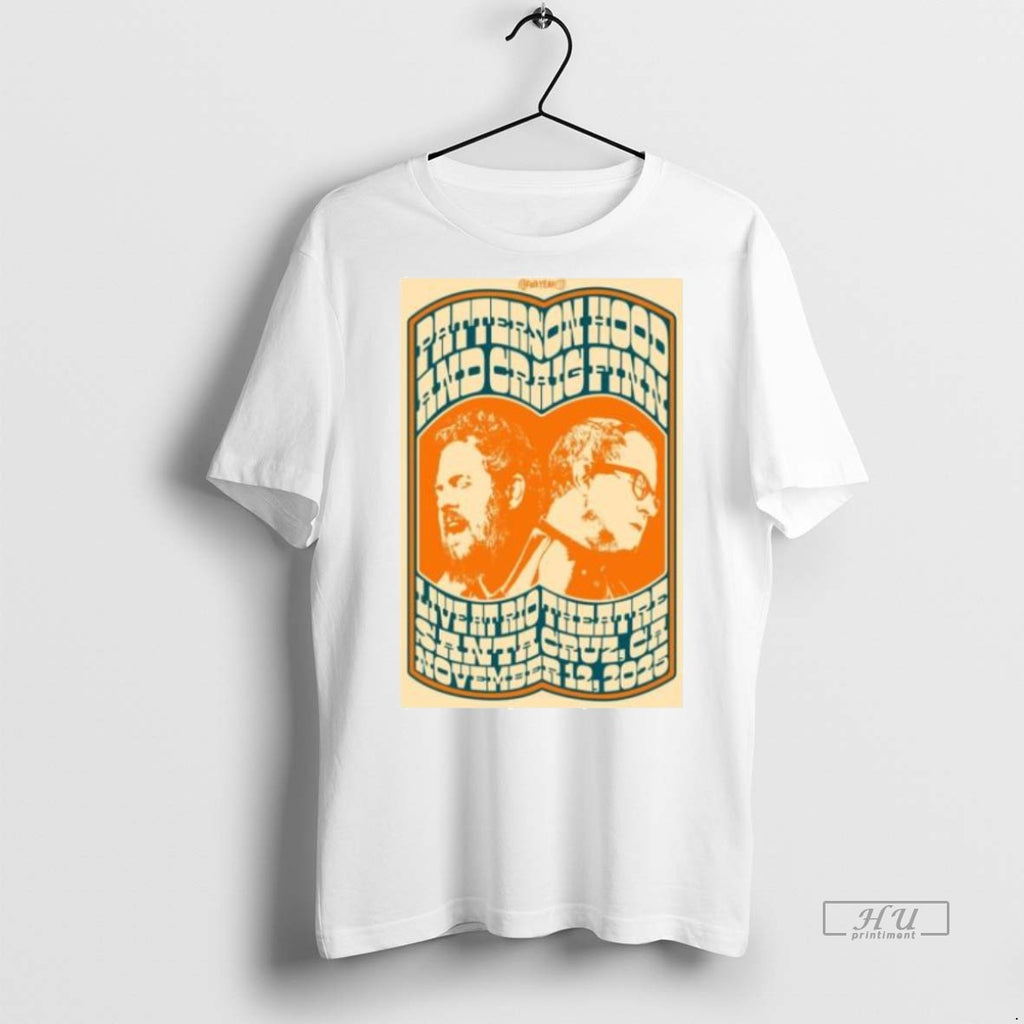 Officials Patterson Hood Craig Finn Santa Cruz Ca November 12 2025 Concert Graphic
