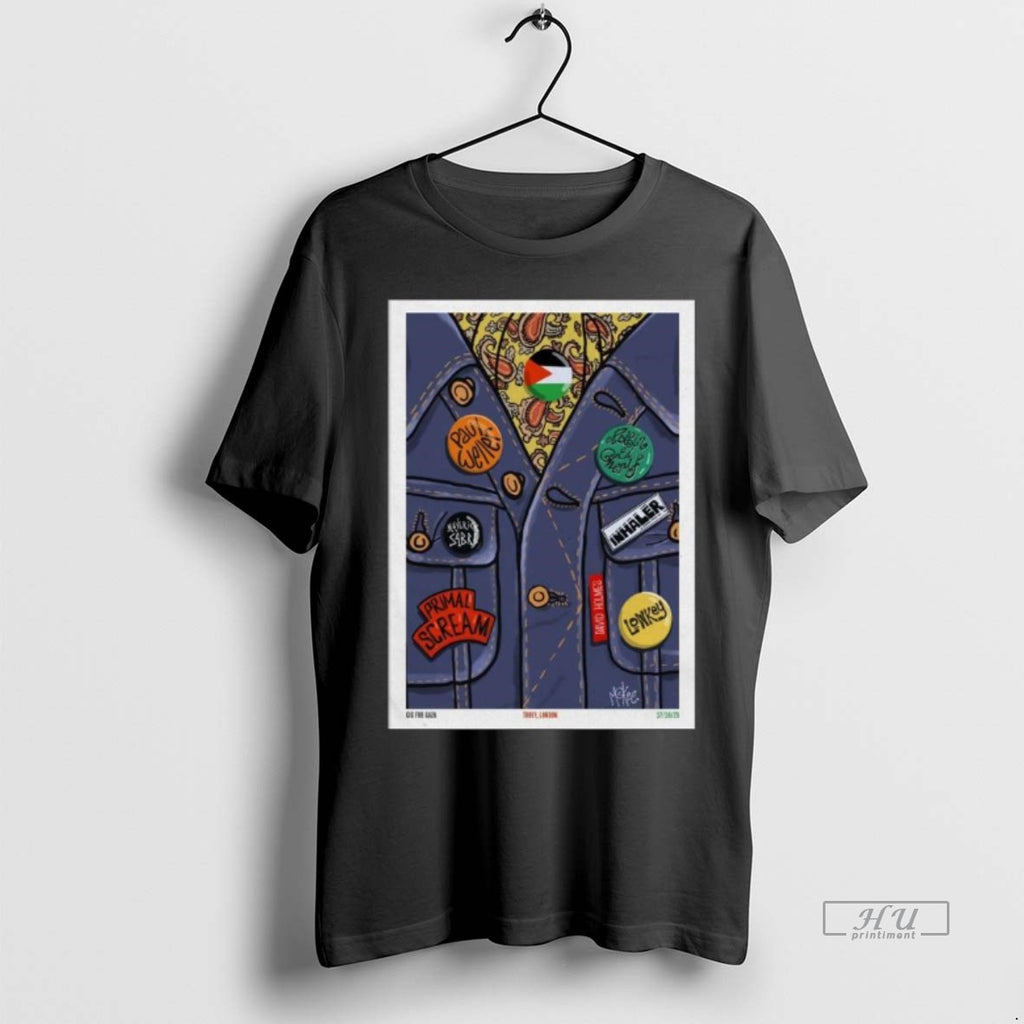Officials Paul Weller Gig For Gaza Troxy London October 17 2025 Tee Shirt Sweater