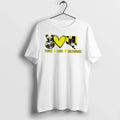 Officials Peace Love Baltimore Maryland Flag Charm City Tee Premium T Shirt