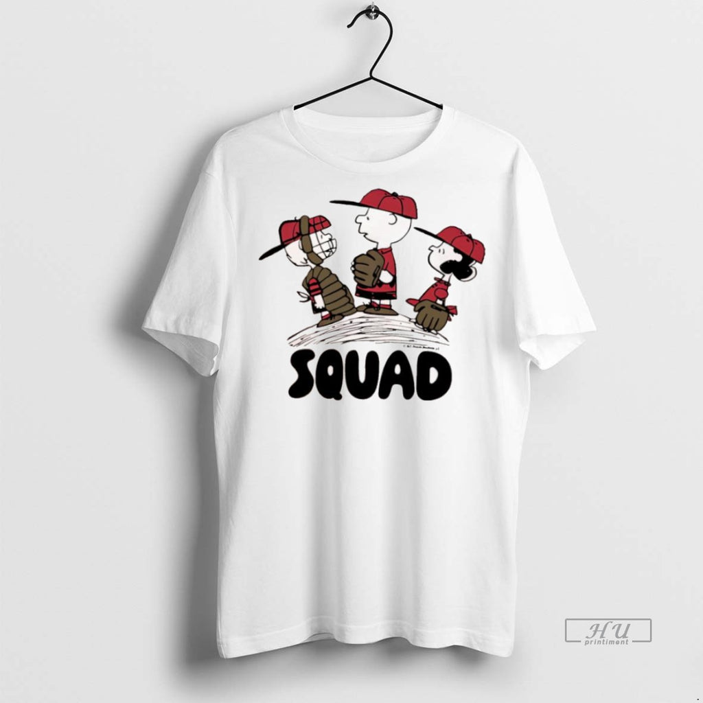 Officials Peanuts Characters Baseball Squad Tee Shirt Sweater