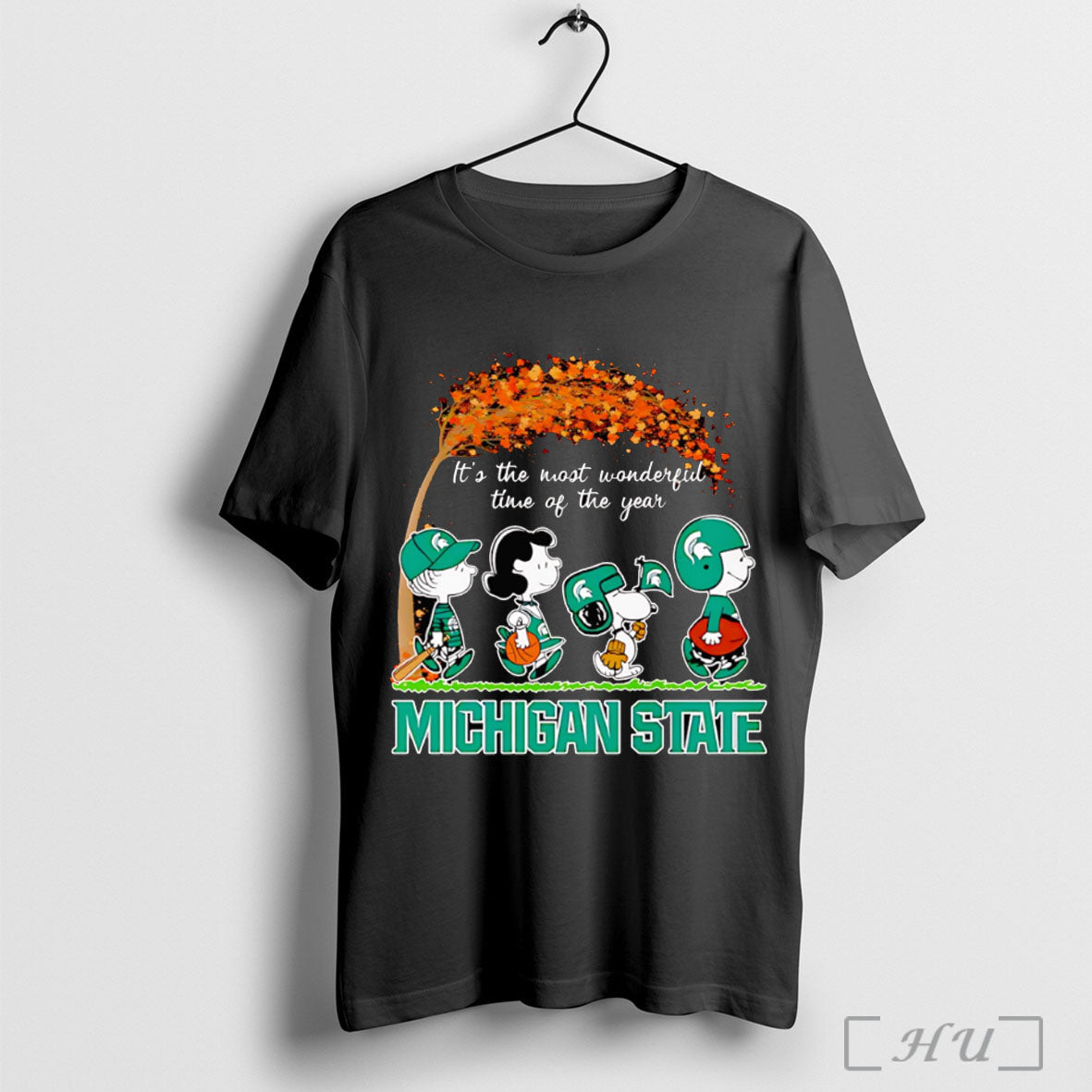 Officials Peanuts Its The Most Wonderful Time Of The Year Michigan State Shirt Sweater