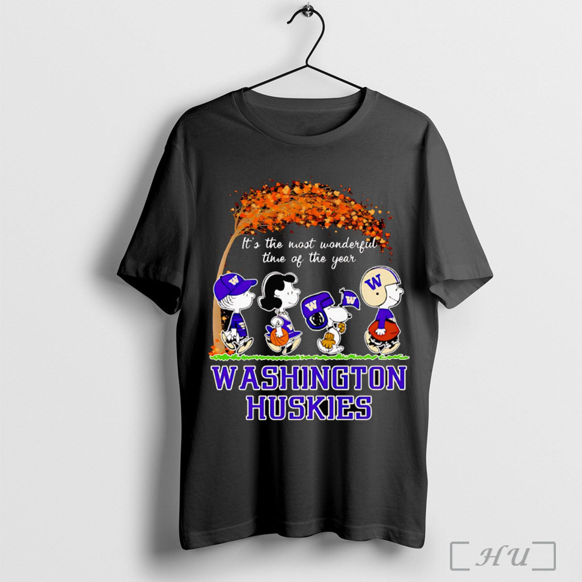 Officials Peanuts Its The Most Wonderful Time Of The Year Washington Huskies Shirt Sweater