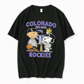 Officials Peanuts X Colorado Rockies Est 1993 Tee Premium T Shirt