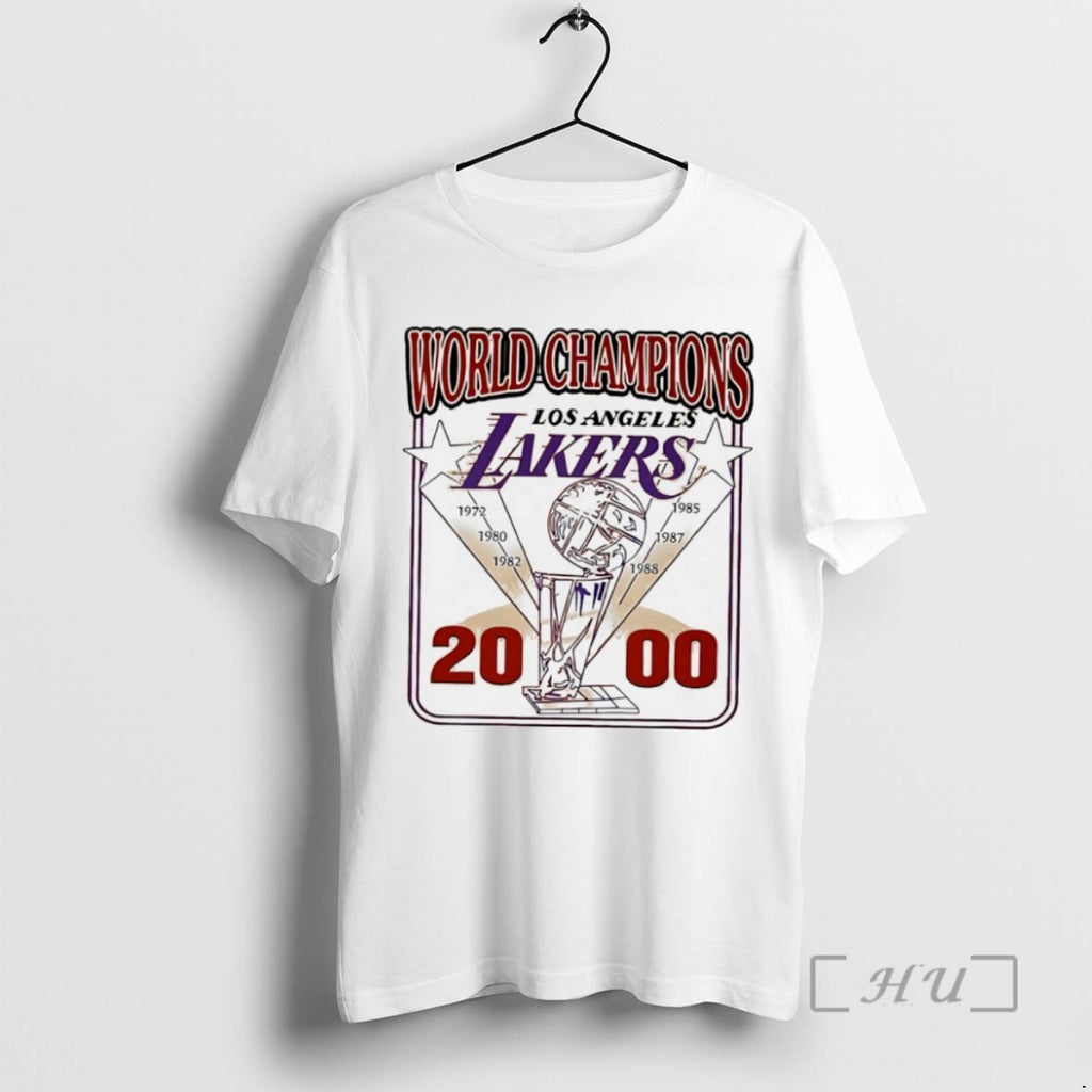 Officials Pedro Pascal World Champions Lakers 2000 T Shirt Sweater