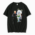 Officials Pep Guardiola Manchester City 2026 Champions Holding Trophy Graphic Tee Premium T Shirt