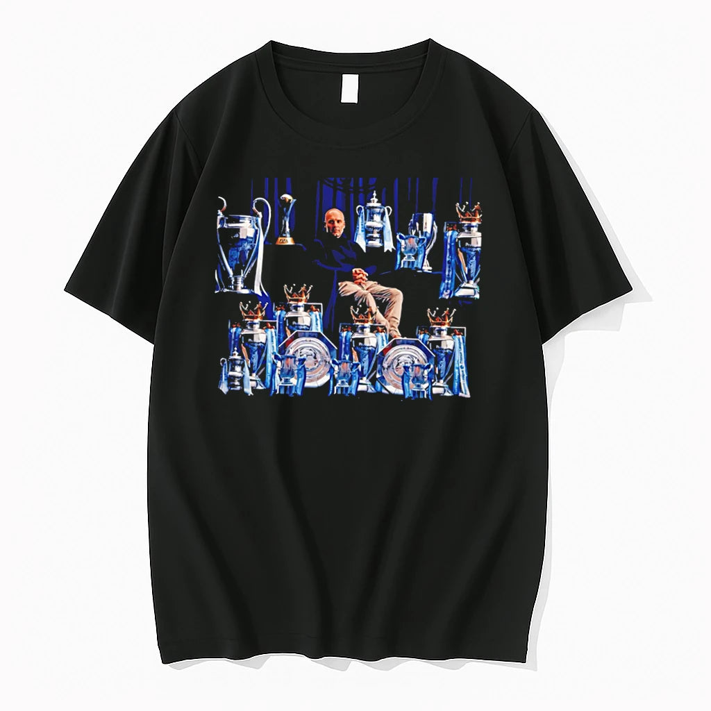 Officials Pep Guardiola Manchester City 2026 Champions Trophies Graphic Tee Premium T Shirt