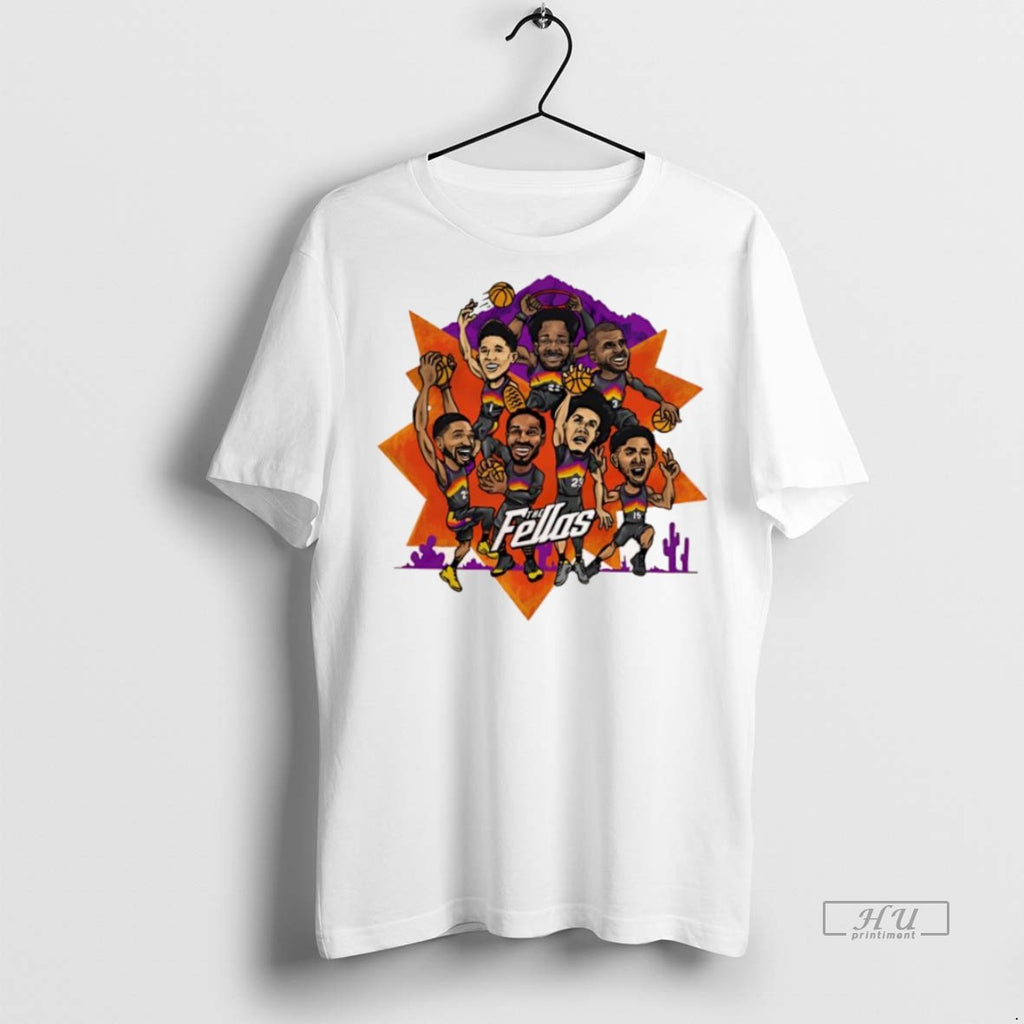 Officials Phenix Suns Nba Basketball Vintage The Fellas Tee Shirt Sweater