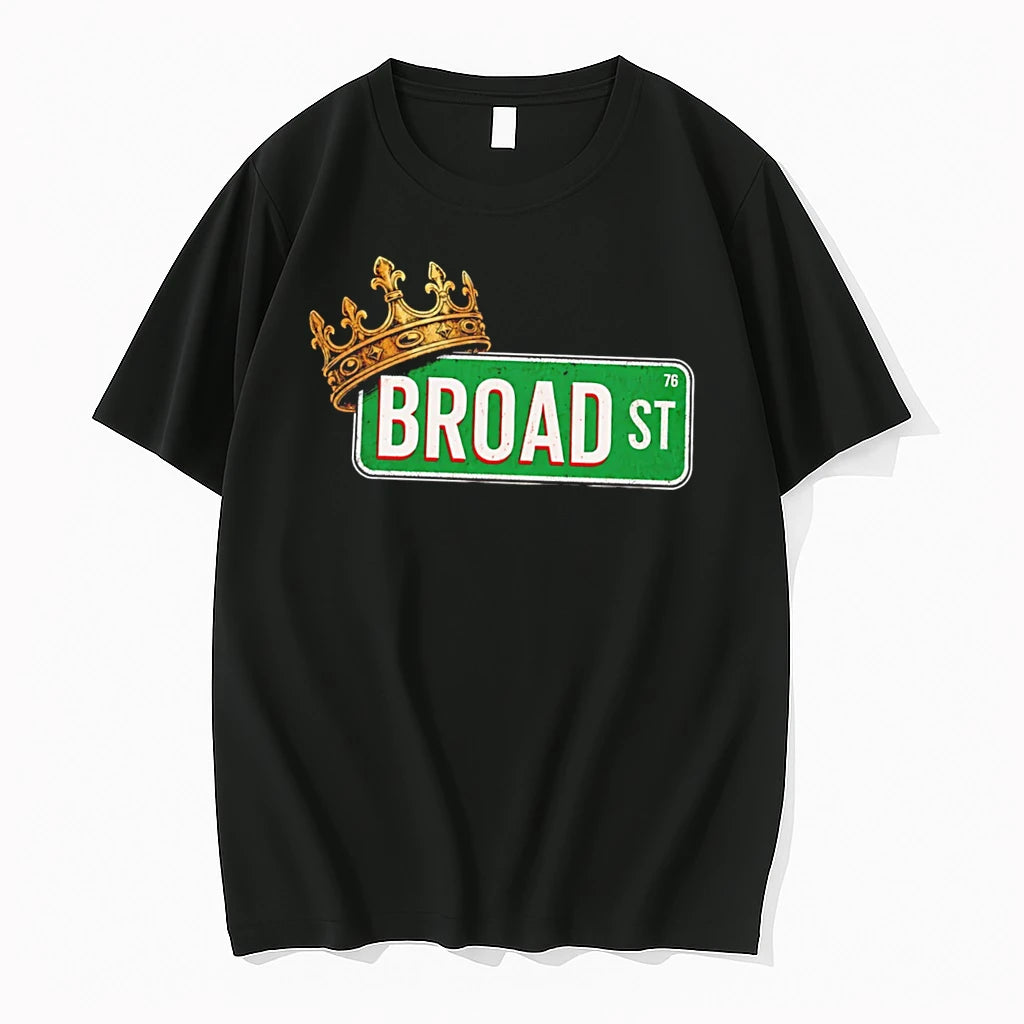 Officials Philadelphia 76ers Broad Street King Tee Premium T Shirt