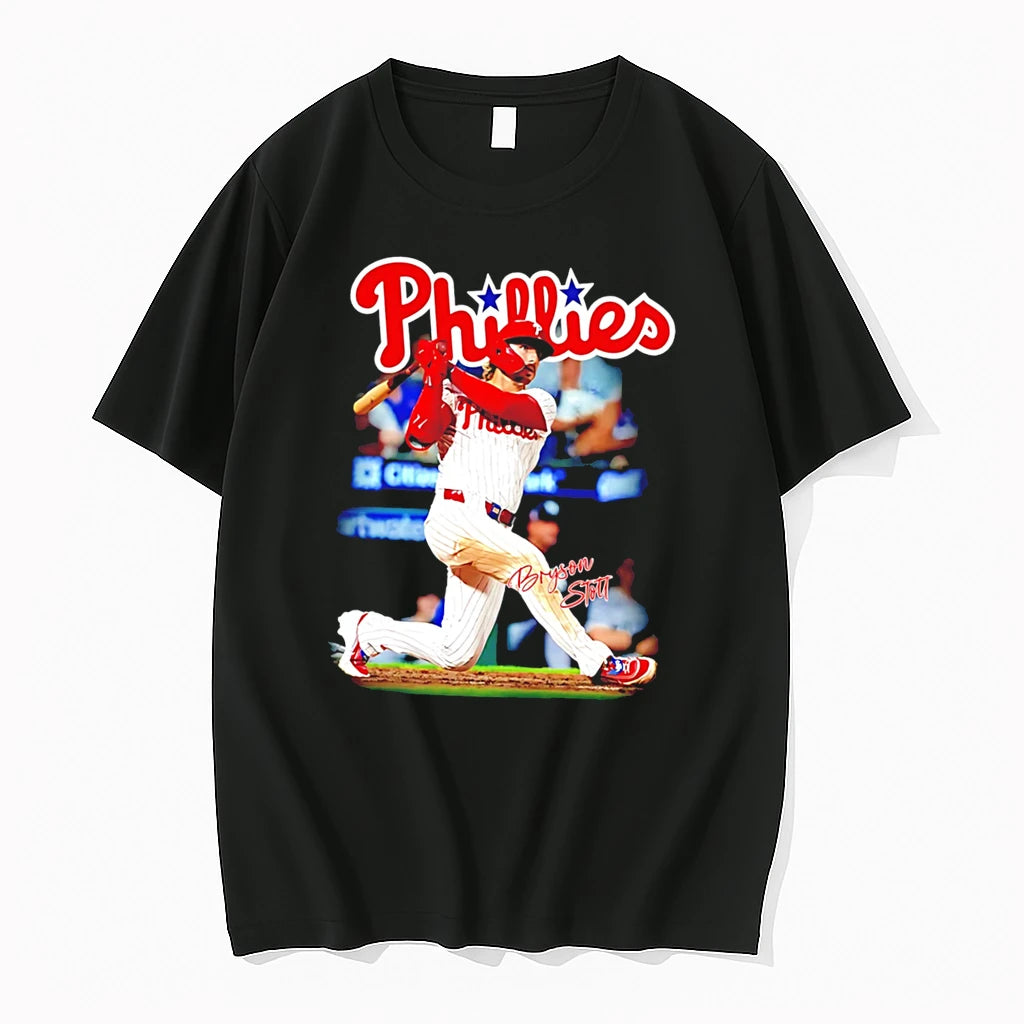 Officials Philadelphia Phillies Bryson Stott Signature 26 Tee Premium T Shirt