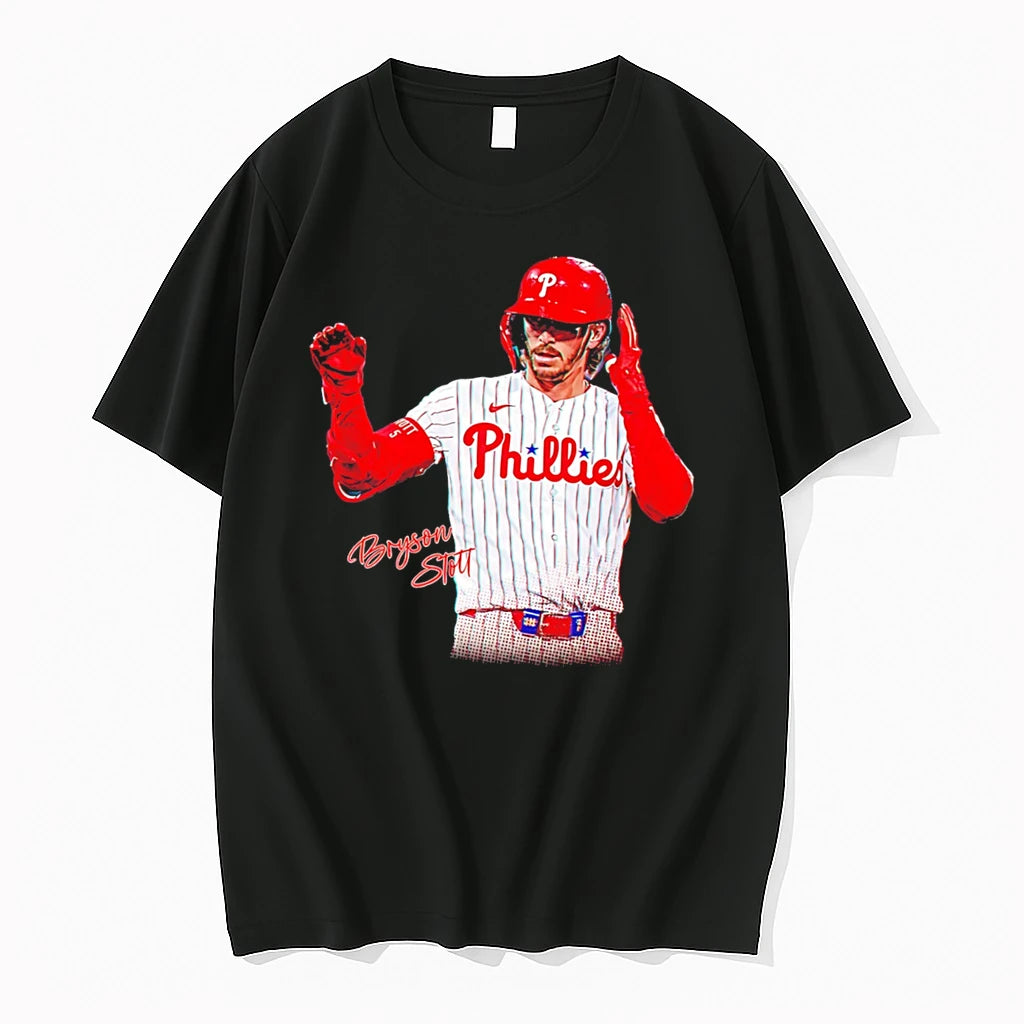 Officials Philadelphia Phillies Bryson Stott Player College 26 Tee Premium T Shirt