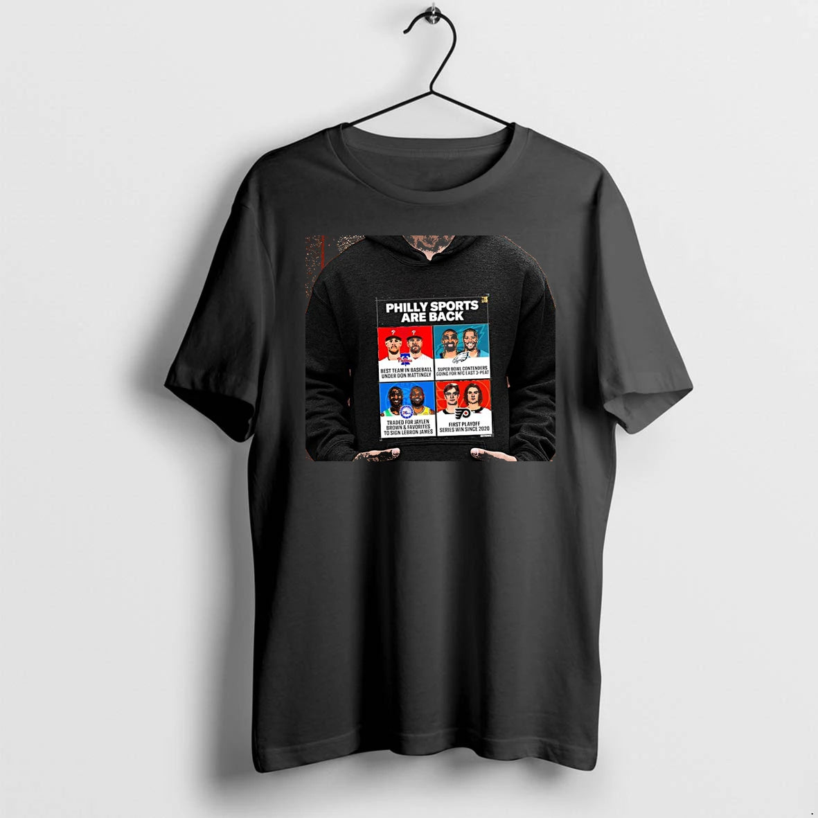 Officials Philadelphia Phillies Eagles 76ers Flyers Philly Sports Are Back Premium T Shirt