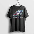 Officials Philadelphia Phillies Eagles Flyers 76ers Logo Combination Tee Premium T Shirt