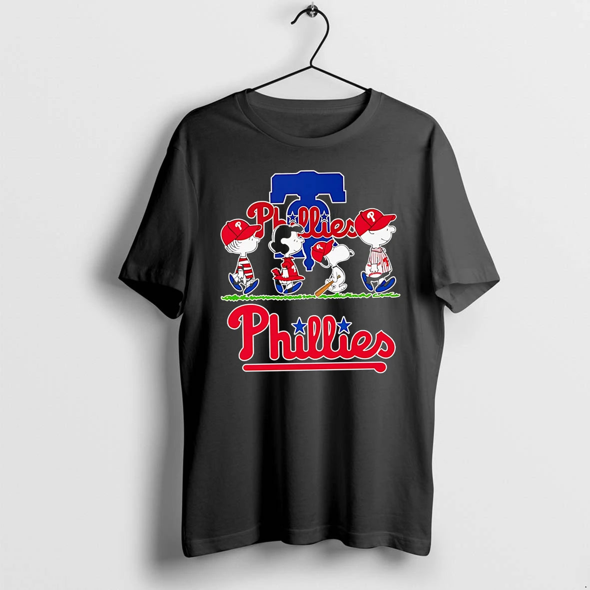 Officials Phillies Peanuts Phillies Characters Premium T Shirt