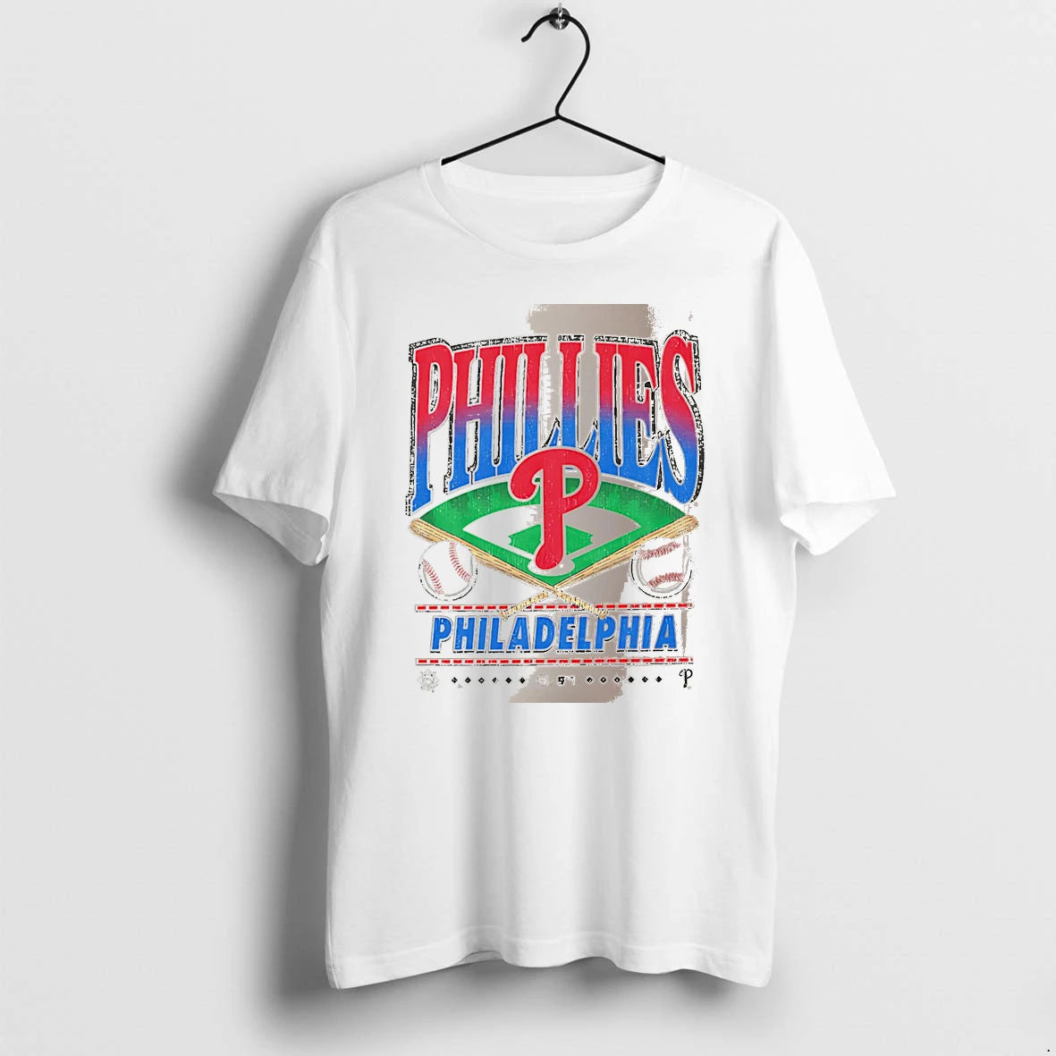 Officials Phillies Philadelphia Baseball Mlb White Premium T Shirt