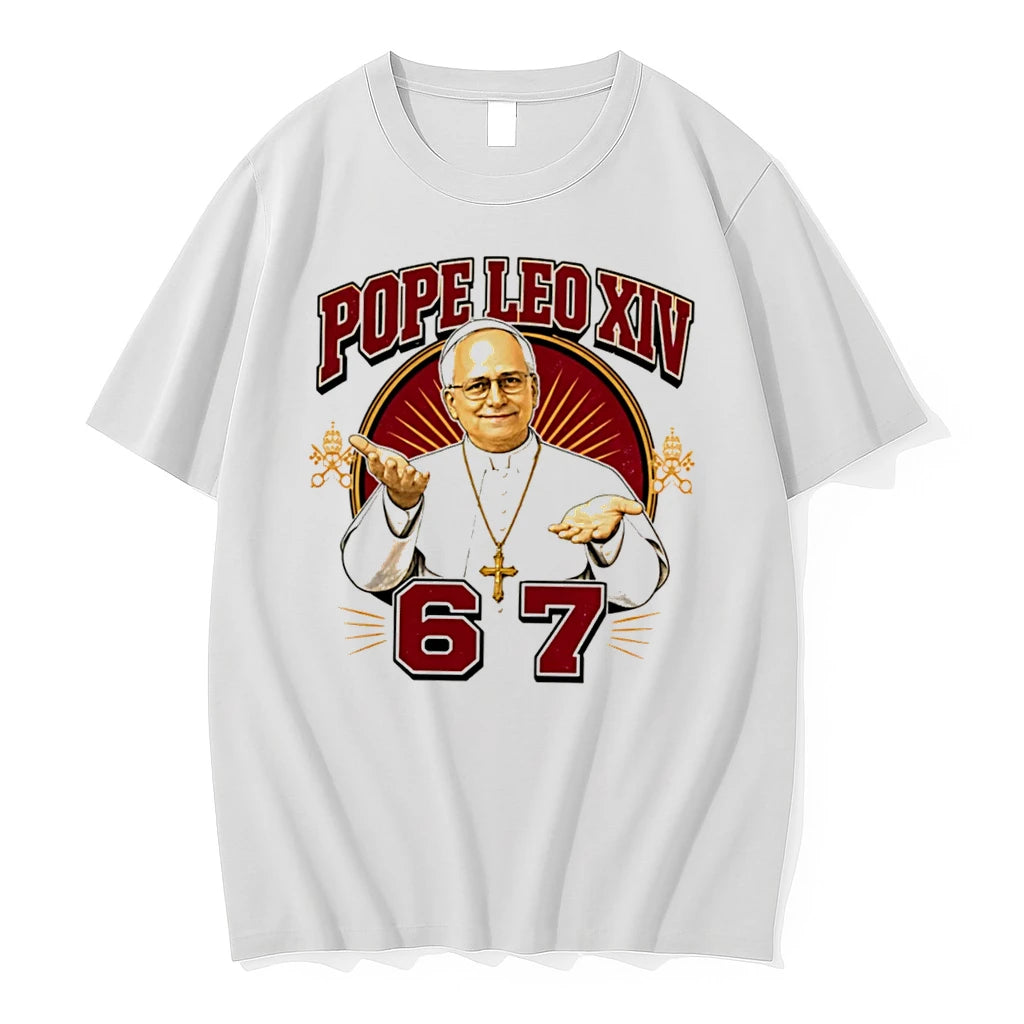Officials Pope Leo Xiv 6 And 7 Graphic Tee Premium T Shirt