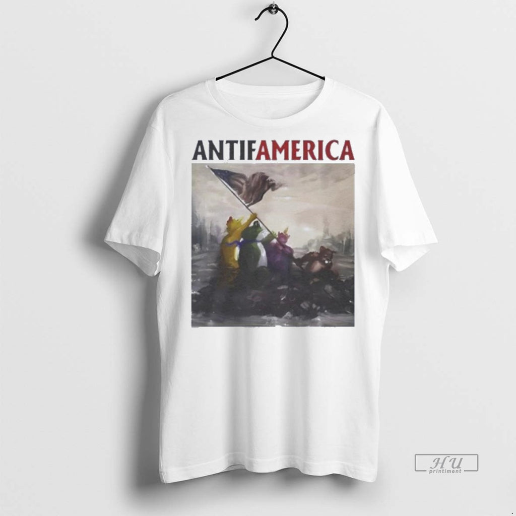 Officials Portland Frog Antifamerica 2025 Tee Shirt Sweater