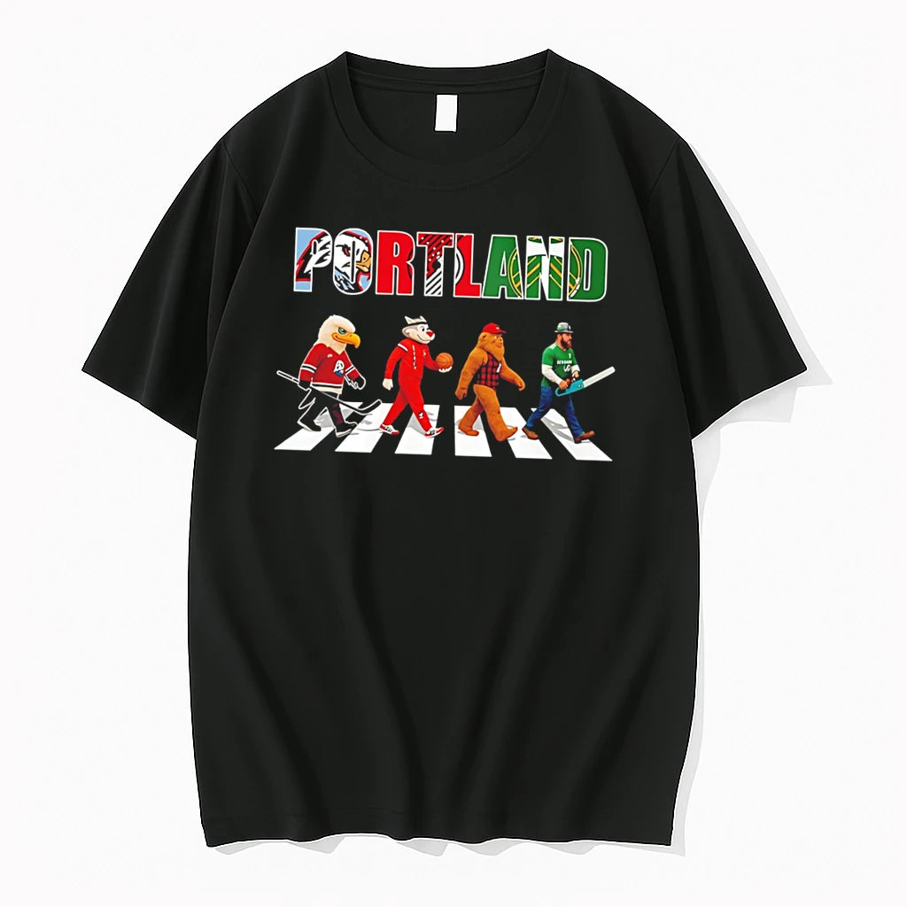 Officials Portland Sports Mascot Abbey Road Tee Premium T Shirt