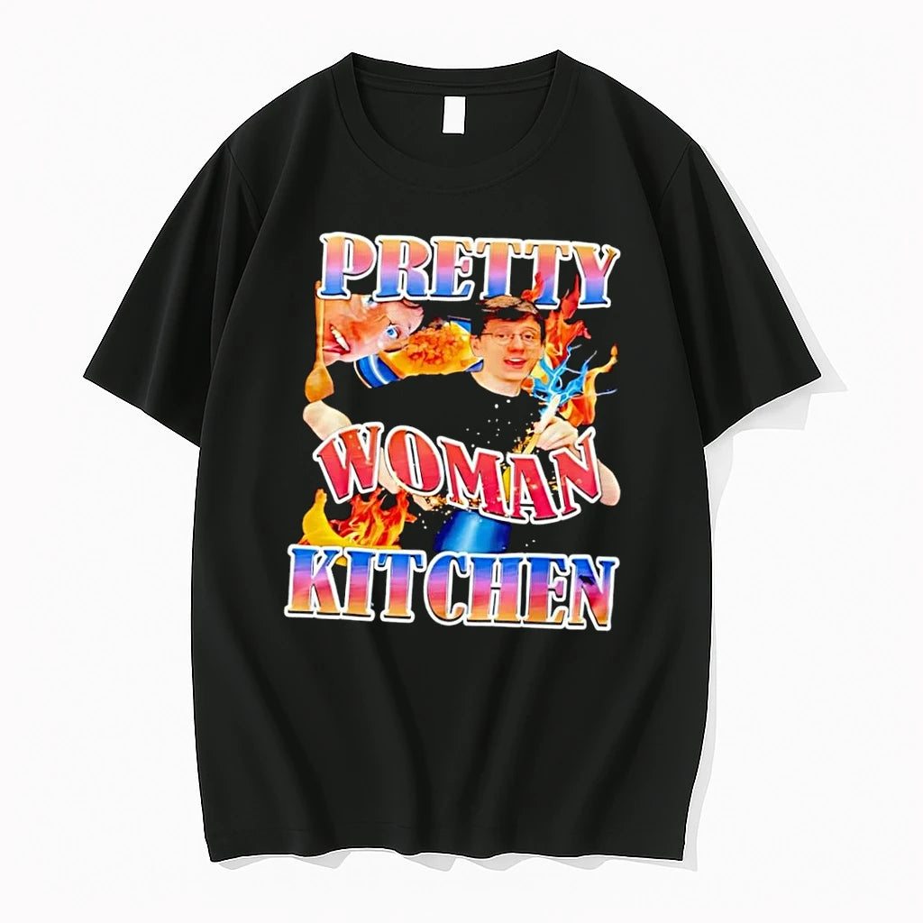 Officials Pretty Woman Kitchen Jacksucksatlife Cooking Funny Internet Meme Black Premium T Shirt