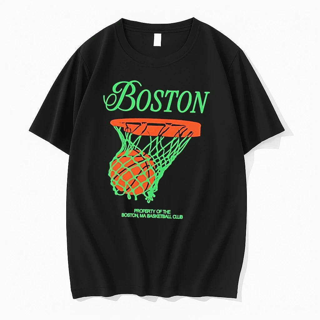 Officials Property Of The Boston Ma Basketball Club Boston Basketball Hoop Black