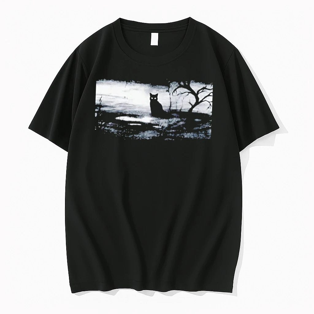 Officials Purrzum Black Cat Parody Burzum Tee Premium T Shirt