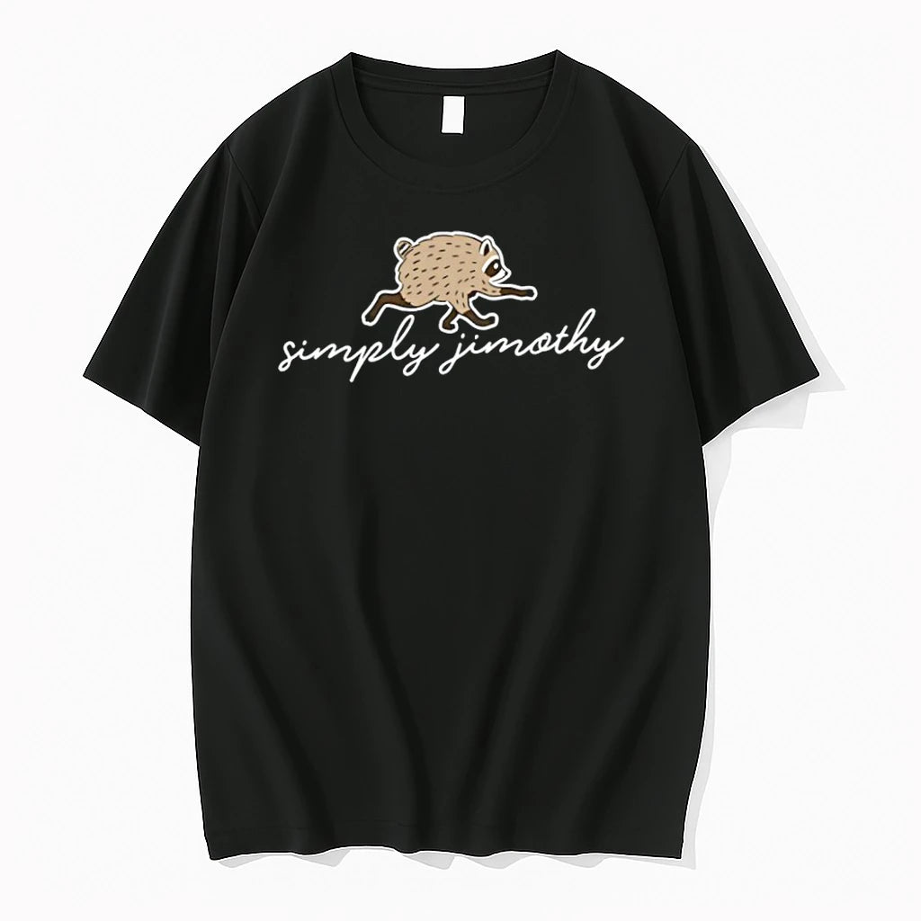 Officials Raccoon Simply Jimothy Character Nature Animal Wildlife Premium T Shirt