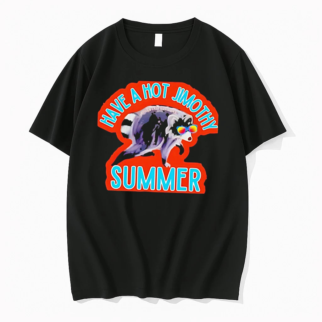 Officials Raccoon Have A Hot Jimothy Summer Seattle 2026 Tee Premium T Shirt
