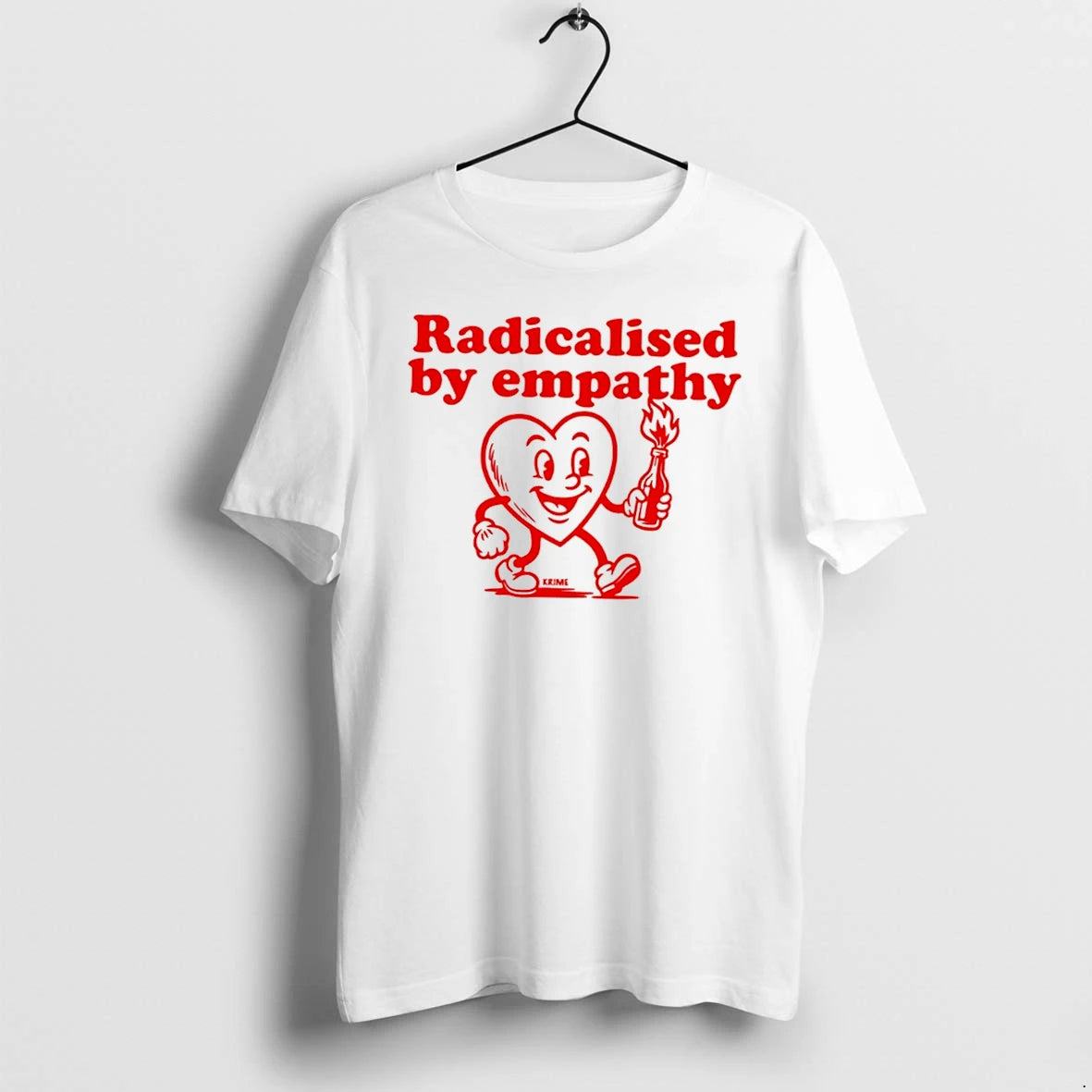 Officials Radicalised By Empathy Heart Molotov Cocktail Tee Premium T Shirt