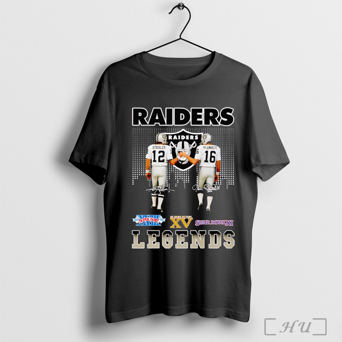 Officials Raiders Stabler And Plunkett Legends Shirt Sweater Longsleeve And V Neck
