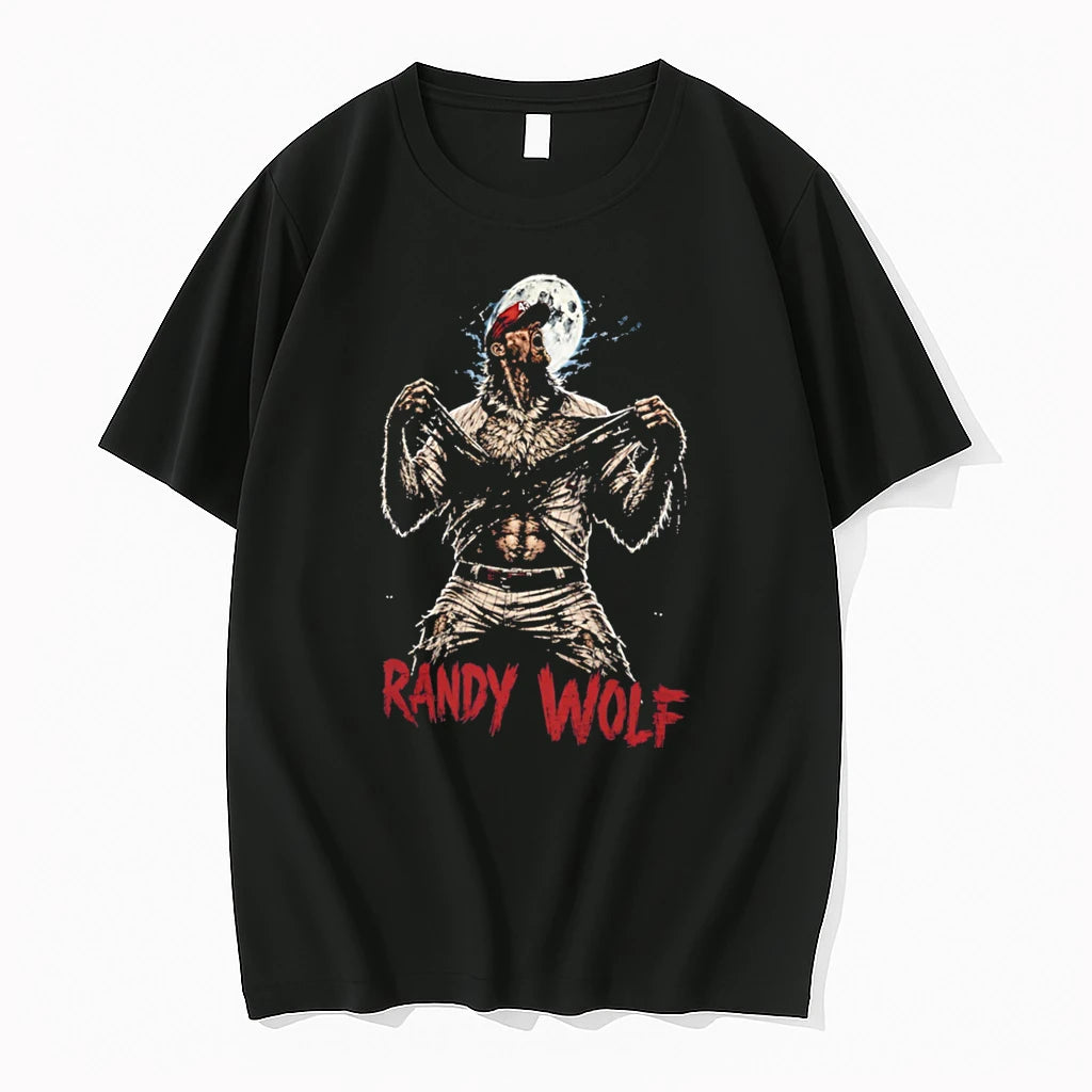 Officials Randy Wolf Werewolf Philadelphia Phillies Moon Transformation Tee Premium T Shirt