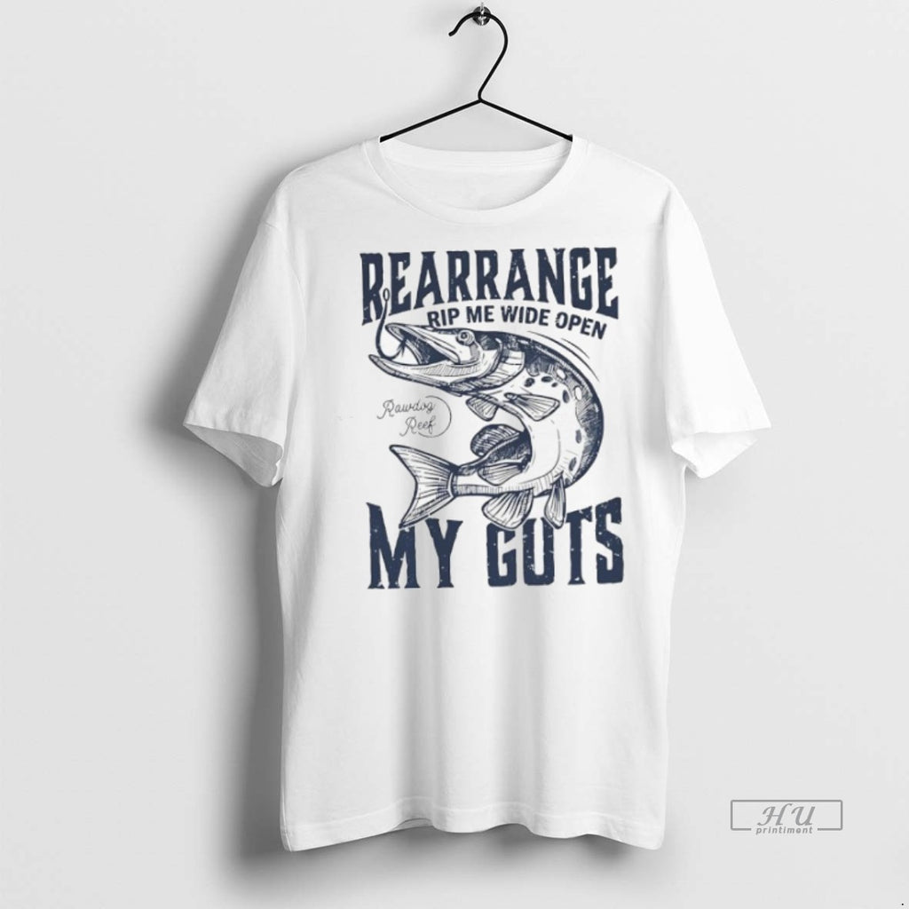 Officials Rawdog Reef Rearrange Rip Me Wide Open My Gots Graphic Tee Shirt Sweater