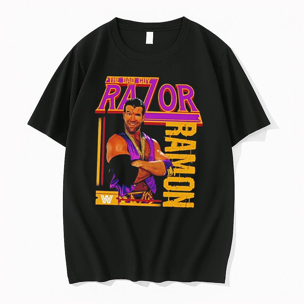 Officials Razor Ramon The Bad Guy Wwe Scott Hall Wrestling Tee Premium T Shirt