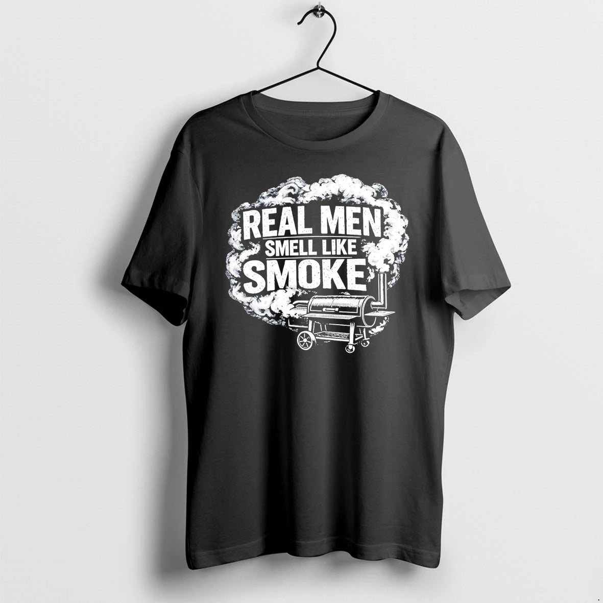 Officials Real Men Smell Like Smoke Barbecue Smoker Premium T Shirt