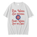 Officials Real Women Love Baseball Smart Women Love The Chicago Cubs Tee