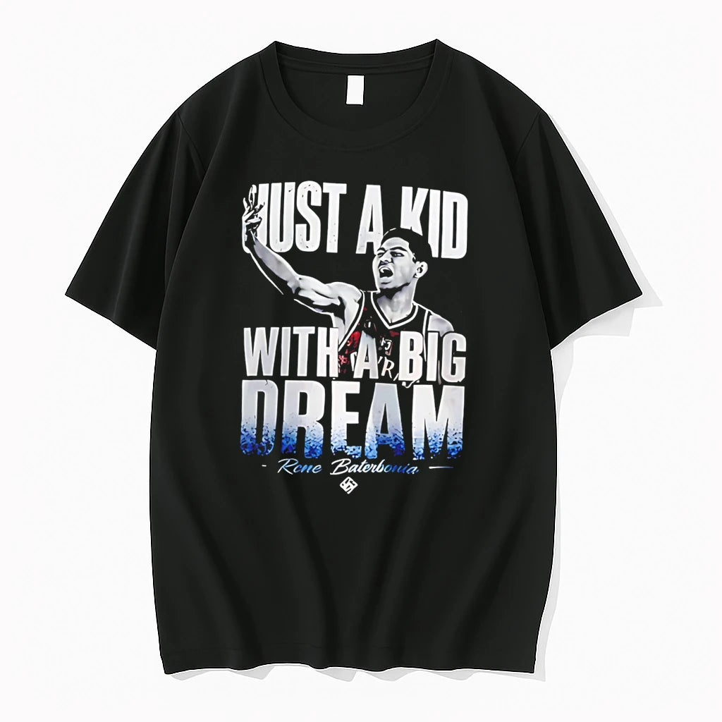 Officials Rene Baterbonia Tribute Just A Kid With A Big Dream Tee