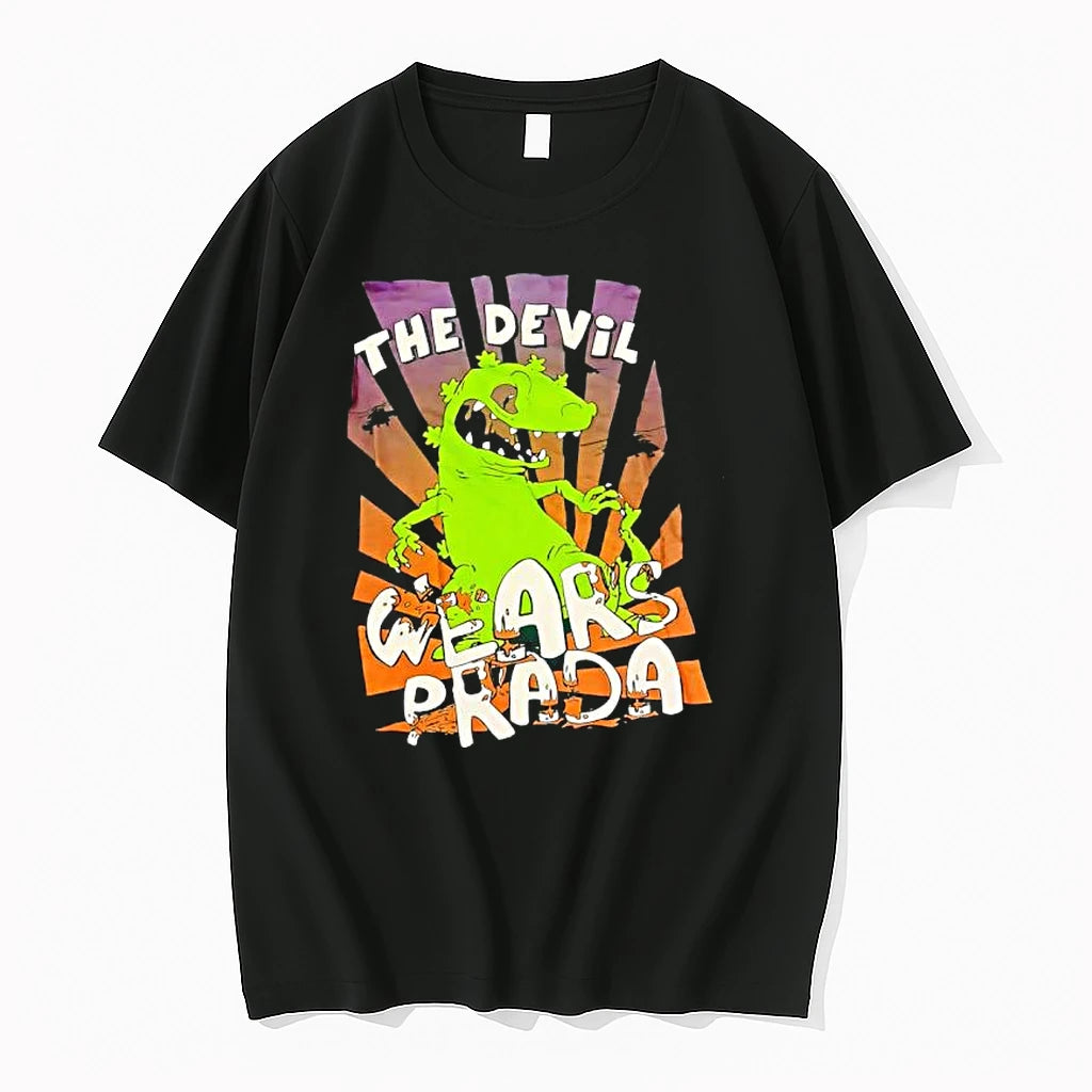 Officials Reptar Rugrats The Devil Wears Prada Pop Culture Crossover Parody Premium T Shirt